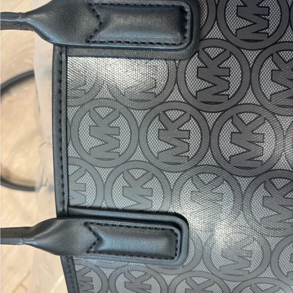 Michael Kors Jodie Black and gray jacquard small tote handbag NWOT Totes